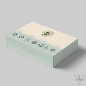 Bold Blue Dream <b>Cookie</b> Pastry <b>Box</b> Clear Window Display Organic <b>Gift</b> <b>Box</b> for Bites T-Shirts Skincare Packaging Printing Services - Product Image 5