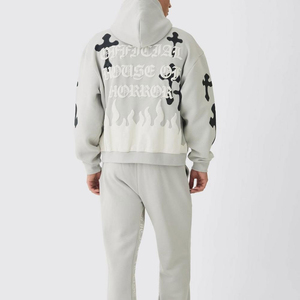 2025 <b>New</b> Arrival Men's Pullover for Puff Print Tracksuit Comfortable Fit Reasonable Prices for Winter Season with Solid Patter - Product Image 2