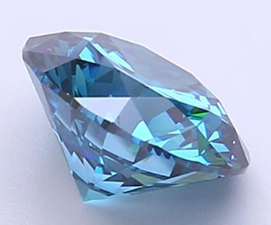 Diamant VS1 bleu vif de fantaisie rond de 2.00ct cultivé en laboratoire pour la fabrication de bijoux diamant CVD - Product Image 4