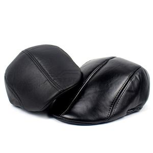 Chapeaux en cuir personnalisés cuir de vache authentique matériel durable fait à la main en plein air mode chapeaux fournisseur Pakistan béret chapeaux en cuir - Product Image 6