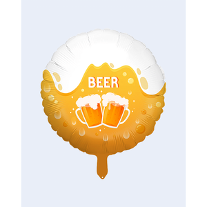 Ballon de fête en aluminium 45 cm pour décoration de fête, thème bière - Product Image 1