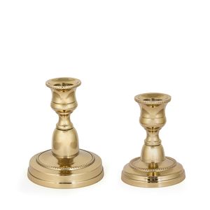 Bougeoir conique en métal plaqué or populaire pour les fêtes d'événement à la maison décor de table supports coniques faits à la main - Product Image 6