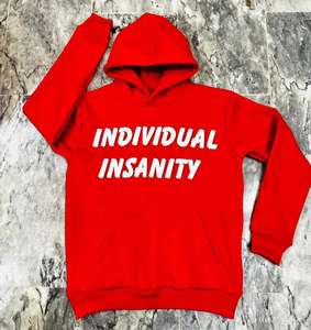 Pull surdimensionné à impression bouffante 3D 500GSM Streetwear à épaules tombantes de haute qualité Pull à capuche à logo personnalisé - Product Image 4