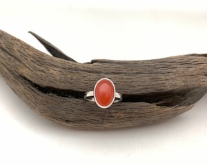 Bague classique en argent massif 925, bijoux pour femmes, argent sterling 925, pierre précieuse cornaline, tendance, faite à la main, cadeau de mariage, fête, maman - Product Image 2