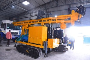 Máquina reacondicionada de suelo de roca técnica Geo PCDR 100, plataforma de perforación de agujero de explosión montada sobre orugas hidráulicas diésel usada a la venta - Product Image 2