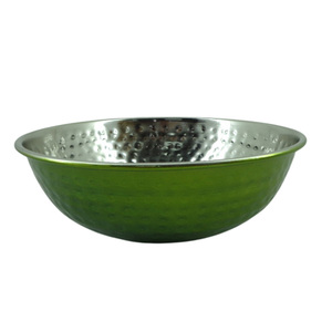Recién llegado, cuenco redondo de Metal para servir comida, frutero púrpura TPR P/C para decoración de cocina, venta al por mayor, hecho a mano a granel - Product Image 3