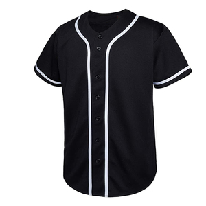 Jersey de béisbol liso de Color rosa para mujer, ropa deportiva transpirable, ropa de calle alta, Jersey de béisbol en blanco - Product Image 4