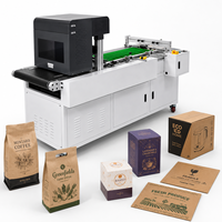 Imprimante numérique jet d'encre haute capacité pour boîtes en carton ondulé, 1200 DPI, HP i4, impression en un seul passage pour emballages industriels en carton