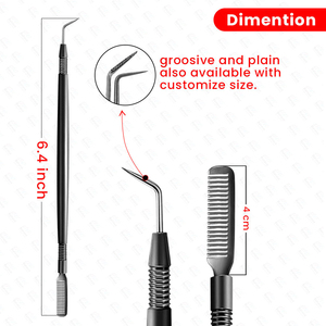 Outil de beauté esthétique végétalien en acier inoxydable pour rehaussement des cils, pour un lifting des sourcils tendance, lamination, outil de rehaussement des cils de haute précision, permanente rapide - Product Image 4