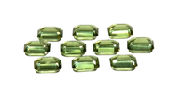 Prix d'usine Certifié Moldavite Emerald Cut Rectangle Pierres précieuses en vrac Fournisseur de pierres précieuses rares B2B Gemstone Marketplace