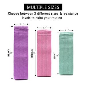 Bandas de resistencia de alta calidad con patrón personalizado, conjunto de bandas de resistencia de tela para hacer ejercicio, novedad de 2022 - Product Image 2