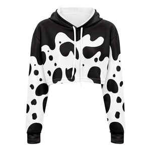 Sweat à capuche de haute qualité avec logo personnalisé imprimé pour femmes sweat à capuche décontracté style streetwear teint uni hiver pour femmes - Product Image 2