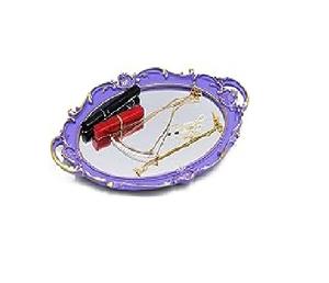 Bandeja para servir comida de Metal hecha a mano de diseño moderno y de primera clase, bandeja para servir de Metal con acabado antiguo hecha a mano personalizada - Product Image 4