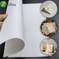 Papier synthétique plastique imperméable Lizheng, non déchirable, polypropylène PET, séchage rapide pour imprimante laser et matériaux d'affiche