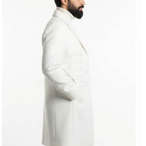 <b>Men</b> <b>Long</b> Overcoat Elegant Business Casual <b>Coat</b> <b>Men</b> <b>Long</b> <b>Coat</b> Tailored Fit <b>Wool</b> Blend Outerwear - Product Image 3