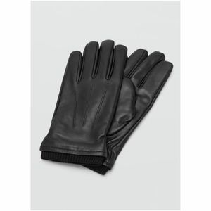 Guantes de invierno de piel de oveja para hombre - Product Image 2