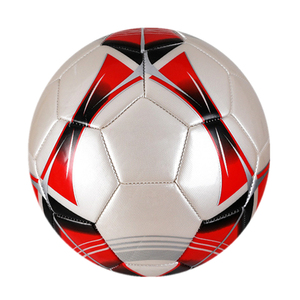 Ballon de football en cuir PU taille 5, design de machine de football pakistanais, service OEM, ballon de football laminé bicolore - Product Image 6
