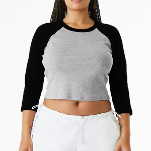 Camiseta de punto lisa de estilo urbano, fabricación profesional de alta calidad, ligera, hecha a medida para hombre, MOQ bajo - Product Image 1