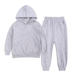 Ensemble survêtement de sport personnalisé en coton pour bébés et enfants pantalons de survêtement vêtements sweat à capuche en éponge française vêtements pour bébé nouveau-né garçon - Product Image 5