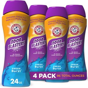 ARM & HAMMER Odor Blasters, booster de parfum pour lessive, senteur Fresh Burst, boîte de 24 oz, lot de 4/boîte - Product Image 2