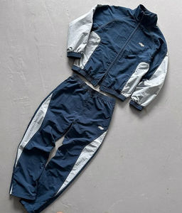 Ensemble de survêtements personnalisés pour hommes vêtements de sport veste zippée en nylon et polyester survêtement coupe-vent OEM & ODM Logo Hip Hop Streetwear de haute qualité - Product Image 6