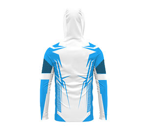 Ropa de pesca OEM profesional de alta calidad, camisas de manga larga, personalizadas, de secado rápido Upf50, Jersey de pesca con capucha para hombres - Product Image 6