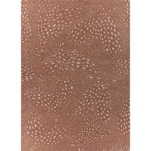 Alfombra Aurelia Roja y Naranja, Hecha a Mano con Lana y Viscosa, Diseño Abstracto para Sala de Estar o Dormitorio, Tra-15132 - Product Image 1