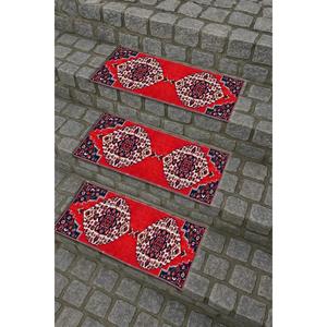 Alfombra con Textura Vintage - Alfombra Turca para Escaleras, Alfombra para Peldaños - Product Image 5