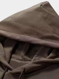 Chaqueta de Invierno Personalizada para Hombre, Talla Grande, Estilo Europeo Americano Vintage, Lavada, Estampada, Tejida, con Bordado 3D, Impermeable, con Bolsillo de Forro Polar - Product Image 3