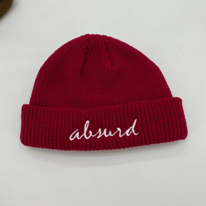 Gorro de punto holgado, cálido, suave y acogedor, forrado de lana, ajustable, elegante, para exteriores, para clima frío, para uso casual. - Product Image 2