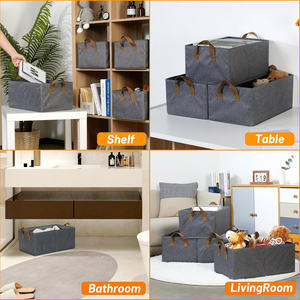 Bac de stockage en tissu peu encombrant fabriqué au Vietnam pour les vêtements et le garage - Product Image 4