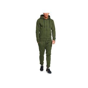 Ensemble de survêtement sportif pour homme, coupe ajustée, vente en gros OEM, sweat-shirts et pantalons - Product Image 1