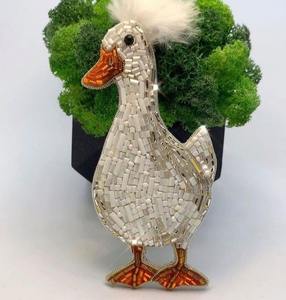 Accesorio de aleación de moda, hecho a mano, con bordado de cuentas, dije de autobús de Nueva York, lindo, elegante, lujoso, novedoso, hermoso y personalizado - Product Image 6