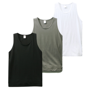 Customized Us Size Men'S Tank Tops Soft & Elastic <b>Hand</b> <b>Wash</b> Men'S Sports Tank Top 100% Polyester Fashion Clothes Factory - Product Image 2