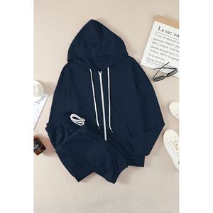 Conjuntos Deportivos Color Block para Mujer, Conjuntos Deportivos Holgados con Logotipo Personalizado, Chándal para Mujer - Product Image 3