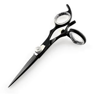 Kounain 5.5\" Salon <b>Hairdressing</b> <b>Scissors</b> Handmade Swivel Thumb Beauty Straight Razor Sharp Barber Shears - Product Image 4