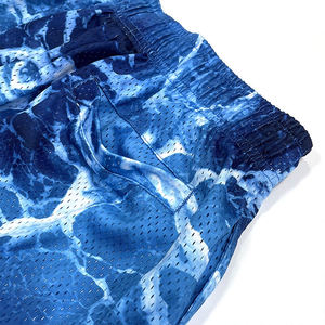 Custom High Street Plus Size Men's <b>Basketball</b> Shorts Breathable Knitted Mesh Design Sublimated Elastic Mid Waist Hot Shorts - Product Image 6