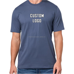 T-shirt décontracté pour homme en coton premium à manches courtes et col rond – Vêtements en gros pour hommes - Product Image 1