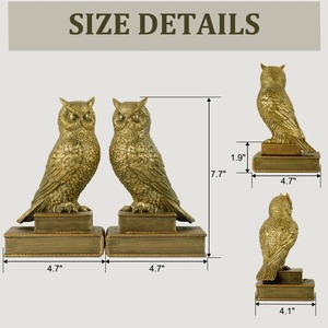 ชุดที่คั่นหนังสือสับปะรดสีทองสุดหรู2ชิ้นสำหรับโฮมออฟฟิศและการตกแต่งชั้นวางหนังสือที่มีสไตล์ทำด้วยมือจากอินเดีย - Product Image 6