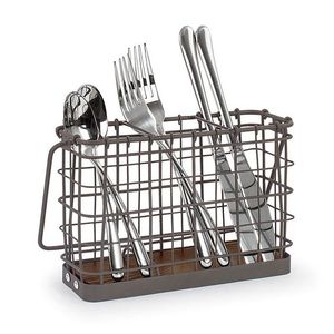 Porte-couverts de vaisselle au design classique porte-couverts galvanisé de la meilleure qualité support de rangement des couverts à 3 sections au meilleur prix - Product Image 3