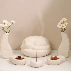 Guci Kremasi Hewan Peliharaan Asli untuk Kucing Anjing, Wadah Abu Keramik, Layanan Pasca-Pemakaman, Wadah Peringatan, Makam, Altar, Kenangan - Product Image 1