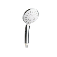 Pommeau de douche rond à jet de pluie moderne, haute pression, économiseur d'eau, finition chromée, pour salle de bain d'hôtel