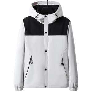 Personnaliser le style et la conception Streetwear Polyester Softshell imperméable Sports de plein air course coupe-vent veste de pluie pour hommes - Product Image 1