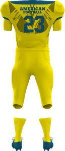 Personalizado uniforme de fútbol americano hombres sublimado tackle uniforme conjunto malla de poliéster acabado brillante equipo colores disponibles completo - Product Image 3