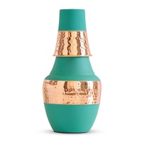 Botella de Cobre con Forma de Cola a Bajo Precio, Termo de Acero Inoxidable, Botella de Agua de Cobre para Sublimación en India