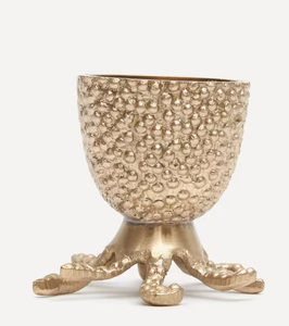 Porte-oeufs en laiton créatif de luxe Design rustique revêtement artisanat en laiton coquetier vaisselle article de décoration - Product Image 5