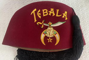 Vintage Borgoña Masonic Shriners Fez Hat Joyas Black Tassel Freemasons Masonic Hat Alta calidad personalizada Mejor venta Fezz - Product Image 6