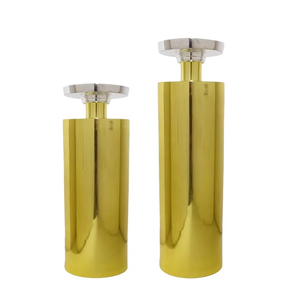 Bougeoir votif en métal en aluminium pour la décoration intérieure pour les mariages anniversaires saint valentin célébrations de noël pâques - Product Image 2