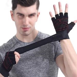 โลโก้ที่กําหนดเองคุณภาพสูงขายส่งโดยผู้ผลิตที่ดีรูปแบบใหม่วัสดุที่ดีที่สุดด้วยอัตราที่ดีที่สุดสําหรับถุงมือออกกําลังกายยิมอัตราถูก - Product Image 4