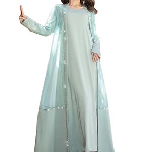 Thobe / Thawb ropa islámica mujeres musulmanas vestidos Abaya para la venta al por mayor precio barato personalizado de alta calidad de manga larga - Product Image 1